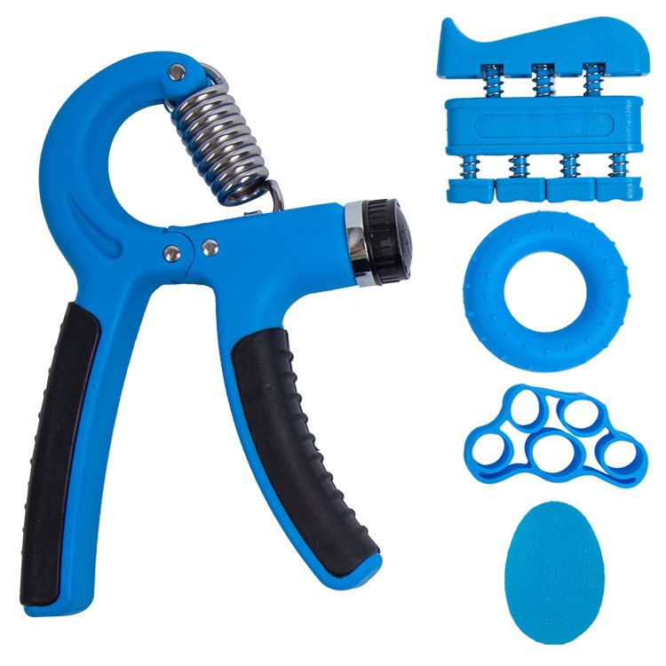 Adjustable Hand Gripper Set, Hand Trainer, Grip Ring, Finger Exerciser, Fitness Equipment Five Piece Set_desvips.com