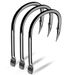 High Carbon Steel Plate Iseni Fish With Barbs Sea Crooked Mouth Long Handle Single Loose Hook Fishing Gear Accessories_desvips.com