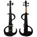 Black Electronic Beginner Performance Electric Violin Musical Instrument_desvips.com