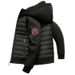 Cross-border American High Street Trend Light And Thin Cotton-padded Clothes Men's Loose Casual Hooded Solid Color Splicing Tiger Head_desvips.com
