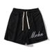 Basketball Shorts New Style Four Point Pants Summer Wear Simple Embroidered Letters Casual Sports Pants Not Above The Knee Shorts Training Pants_desvips.com