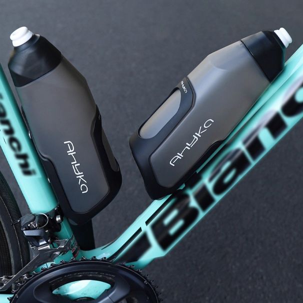 Ahyka Pneumatic Holder Set Road Triathlon Bike Aerodynamic Wind-breaking Water Bottle Large Capacity_desvips.com