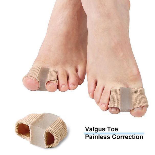 Toe Separator Silicone Pedicure Tools Bones Orthopedics Bunion Corrector Gel Insoles For Shoes (1/2/4pcs)_desvips.com
