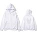 Autumn Hoodie Unisex Loose Fleece Street Style Sweatshirt Trendy Simple Solid Color_desvips.com