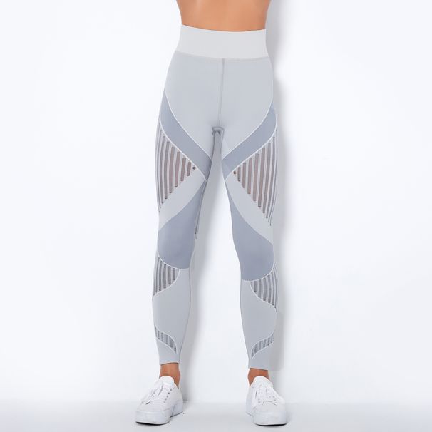 In Stock! European And American Cross-Border Seamless Knitted Sexy Striped Moisture-Wicking Yoga Sports Running Fitness_desvips.com