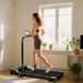 Cinta De Correr Cinta De Andar Plegable 2,5 HP Con Pantalla LED Velocidad Ajustable Max. 10 Km/h Control Remoto_desvips.com