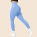 Women's Solid Color Yoga Pants Muyao Cross Border Bare Skin Pocket Sports Fitness Long Pants Hip Lifting Running Cycling_desvips.com