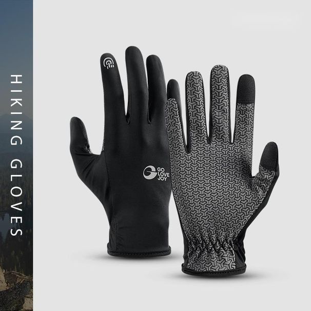 Summer Outdoor Sports Hiking Full Palm Non-Slip Wear-Resistant Touchscreen Ice Silk Breathable Sun Protection Cycling_desvips.com