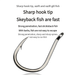 Deep Iron Plate Tin-Plated Anti-Rust Fish Pack Sea With Barbed Eye Hook Reinforced Fishing Gear_desvips.com