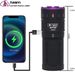 200W High-power 365nm Ultraviolet Flashlight, High-power Black Light LED Aluminum Alloy USB Charging Ultraviolet Lamp_desvips.com