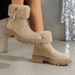 Winter New Cotton Shoes With Extra Wool And Thick Women's Casual Short Boots_desvips.com