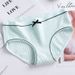 New Palace Lace Threaded Women's Underwear Japanese Threaded Cotton Plus Size Women's Briefs T12_desvips.com