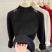 Women's Fleece-Lined Knit Sweater Winter Thick Warm Pullover Semi-Turtleneck Long Sleeve Casual Solid Color_desvips.com