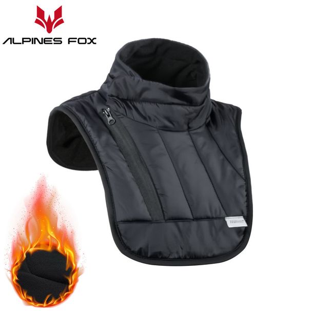 ALPINES FOX Winter Windproof Fleece Neck Warmer For Skiing, Cycling, Motorcycling & Outdoor Sports - Unisex Thermal Scarf (Long L / Short M)_desvips.com
