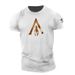 New Cross-Border Foreign Trade Casual Men's Pure Cotton Fighting Boxing Breathable Short Sleeve T-Shirt_desvips.com