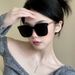 Square-frame With Chain, Women's Large-frame That Make The Face Look Smaller, Sun Protection Glasses, 2025 New Cat-eye_desvips.com