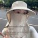 UPF50+ Full Coverage Sun Hat For Women - Breathable Face & Neck Protection Summer Hat - Outdoor UV Blocking Sun Visor With Adjustable Chin Strap_desvips.com