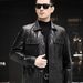 Haining Genuine Men Top Layer Cowhide Turn-down Collar Casual Short Motorcyc Jacket Leather Coat Autumn Winter New_desvips.com