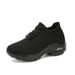 Tenni Shoe Breathable Meh Height-increaing Slip-on Female Sock Footwear Outdoor Women Sneaker Thick Bottom_desvips.com