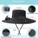 Solar Hat - UPF50+ Sun Protection With Cooling Fan Adjustable Neck Flap For Fishing/Hiking/Outdoor Breathable & Lightweight Summer Sun Hat_desvips.com
