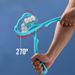 6-Wheel Neck And Shoulder Device Handheld Home Roller Massager Six-Wheel Relaxation Clip_desvips.com