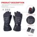 Heated Gloves For Men/Women – 3-Temperature Electric Ski Gloves (5000mAh & Windproof)_desvips.com