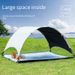 Blackout Camping Canopy Tent Waterproof UV Protection Sun Shelter With Portable Picnic Mat Arc Design Lightweight Easy Setup_desvips.com
