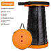 Collapsible Telescoping Stool, Portable Adjustable Folding Chair, Heavy Duty For Camping, Hiking & Travel_desvips.com