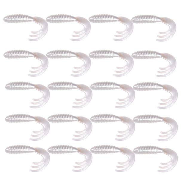 10pcs/bag Shad Soft Bait Creature Baits Soft Bait Crappie Predator Fishing Pike Soft Rubber Bait Fishing Accessories_desvips.com