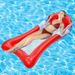 Inflatable PVC Hammock & Water Float - Heavy-Duty Mesh Pool Lounger For Swimming Sunbathing And Relaxation_desvips.com