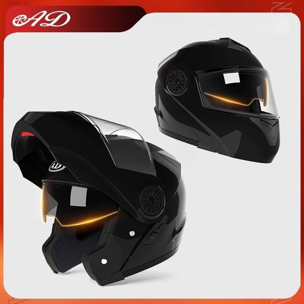 3C & DOT Certified Flip-Up Motorcycle Helmet - ABS Shell, All-Season Riding Gear For Men/Women_desvips.com