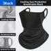 Sunscreen Ice Silk Face Mask Quick Drying Neck Warmer With Ear Loops UV Protection Solid Color Cycling Neck Brace_desvips.com