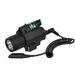 M6LED Down-Hanging Red Laser Integrated Tactical High-Intensity Light 3-Level Adjustable Tail Cable Flashlight_desvips.com