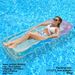 Lemon-Shaped Inflatable Lounge Chair - Breathable Mesh & Neck Support (Single Person Floating Chair Lightweight & Quick-Dry)_desvips.com