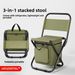 Heavy-Duty Portable Folding Camping Chair – Military-Grade Steel Frame, Compact Tripod Design For Fishing, Hiking & Outdoor Adventures_desvips.com