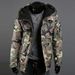 ActiveGo ActiveGo Ouma 2024 's European And American Casual British Camouflage Trendy Hooded Jacket Cotton Slim Fit Coat For_desvips.com