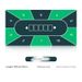60X120,90x180 Cm Poker Mat, 6-10 Players Texas Hold'em Poker Mat Poker Topper Folding Portable Poker Table Top Layout Poker Games, Blackjack, Casino_desvips.com