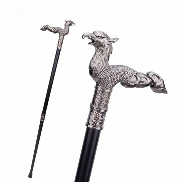 Parrot Fashion Walking Stick Decorative Stick Cospaly Vintage Party Fashionable Walking Cane Crosier 93cm_desvips.com