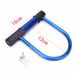 1Pc U Lock Bicycle Bike Motorcycle Cycling Scooter Security Steel Chain With 2 Keys_desvips.com