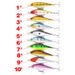 Hot Style 11cm/9.5g Plastic Simulation Fish Bait Long Tongue Minnow Lure Colorful Bait Fishing Gear_desvips.com
