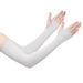 Ice Silk Arm Sleeves For Women Quick Drying Summer Outdoor Sports Sun Protection UV Protection Finger Sleeves For Cycling_desvips.com