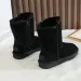 CE Designer Free Shipping Oxhide Affordable Winter Anti Slip Snow Boots With Thick Plush Cotton Shoes Sleek Plain_desvips.com