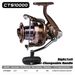 PRO BEROS Lure New CTS Full Metal Spinning 14+1 Left And Right Hand Interchangeable Long Casting Fishing Reel_desvips.com