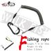 WALK FISH Anti-Lost Lanyard 1.0-2.0m Telescopic Elastic Retention Ropes Safety Spring Lanyard Rope Ey Ring Chain Accessories_desvips.com