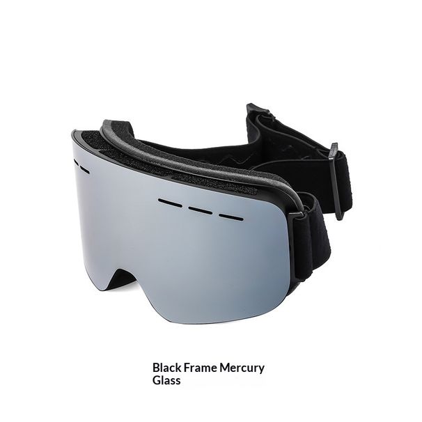 New Releases In December 3051 Adult Cylindrical Ski With Design, Double Layer Anti-Fog And Windproof, Snap-On Prescription Snow Goggles_desvips.com