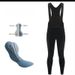 Men's Women's Cycling Bib Shorts With Dual-gel Double Arro.w Padding, Black Quick-Dry Bike Shorts For Road & Mountain Biking_desvips.com