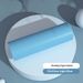 PeakGo Solid Foam Muscle Relaxation Slimming Legs Professional Yoga Equipment Massage Roller 45cm Hard Smooth Surface Floating_desvips.com