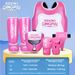 Children's Fighting Sanda Protective Gear Full Set Girls Boxing Helmet Chest Protector Genitals Taekwondo Fighting Training Protective Gear_desvips.com