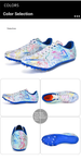Professional Plastic Track Spikes Men's And Women's Sprint Shoes Competition Running Long Jump 8 Spikes_desvips.com