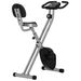HOMCOM Folding Fitness Bike Indoor Bike 8 Levels Magnetic Resistance_desvips.com